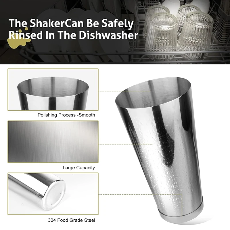 Boston Cocktail Shaker Set 18  - Boston Shaker Set recension och pris