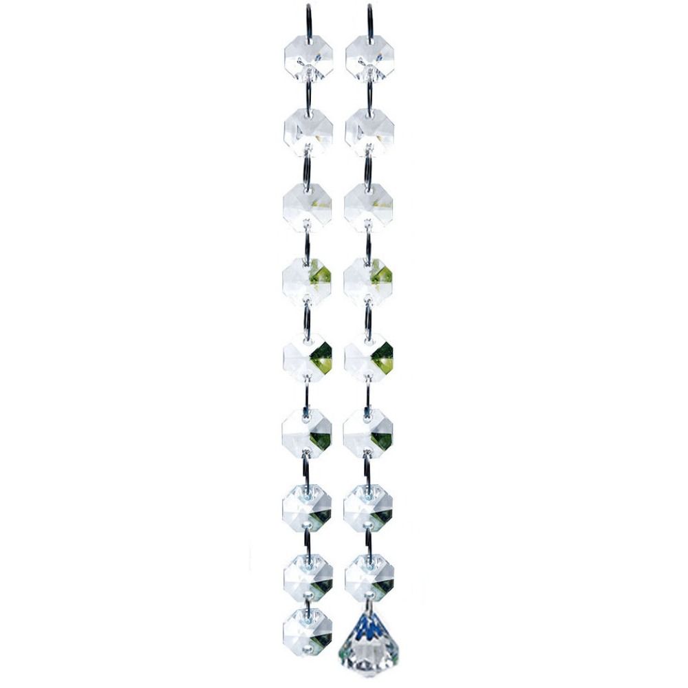 10PCS 100cm Clear Beaded Curta - Home Bargains recension och pris