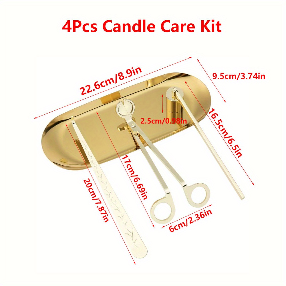 4pcs/set Luxury Candle Care Ki - Home Barbershop recension och pris