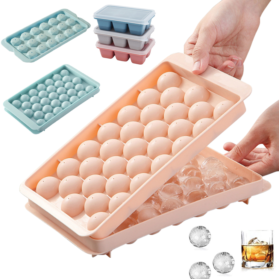 3D Round Ice Cube Tray with Li - Ice Mold Sphere recension och pris
