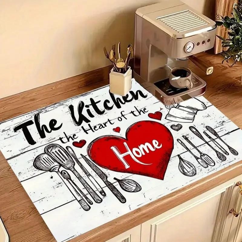 Kitchen Super Absorbent Mat Co - Bar Mat Rubber recension och pris