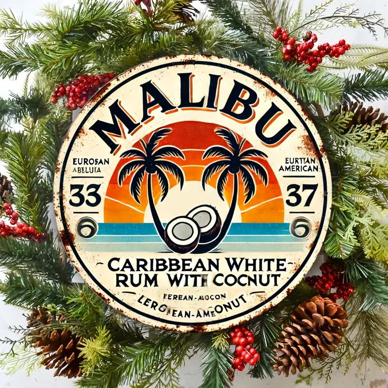 Vintage Malibu Rum Coconut Alu - Home Bar Accessories recension och pris