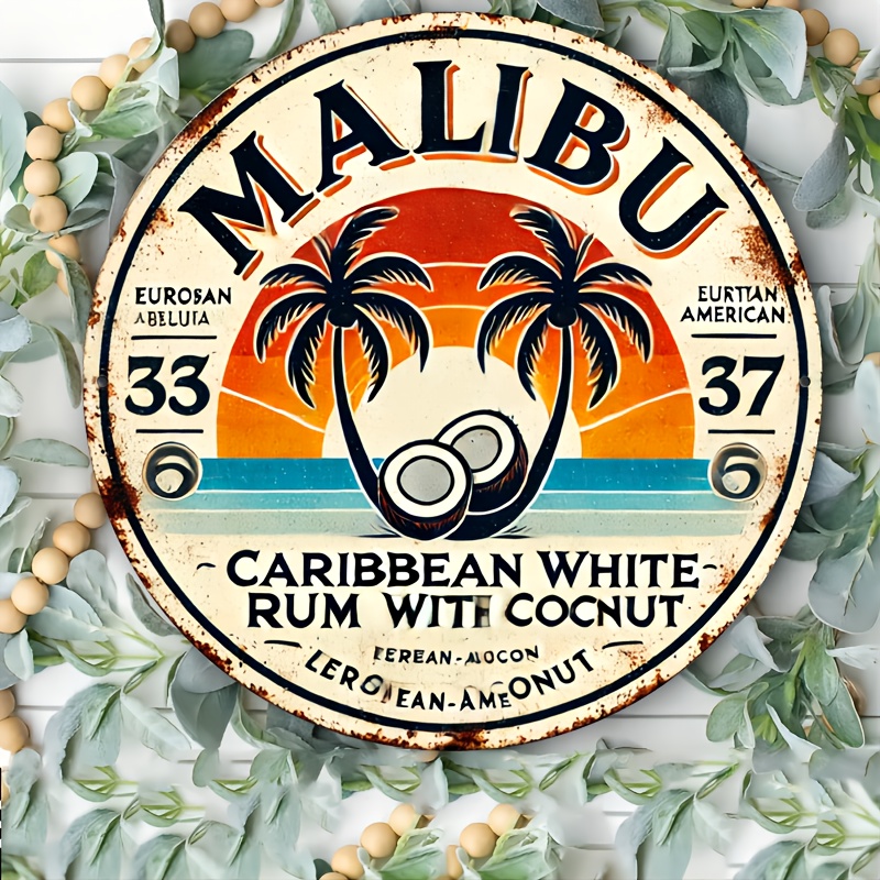 Vintage Malibu Rum Coconut Alu - Home Bar Accessories recension och pris