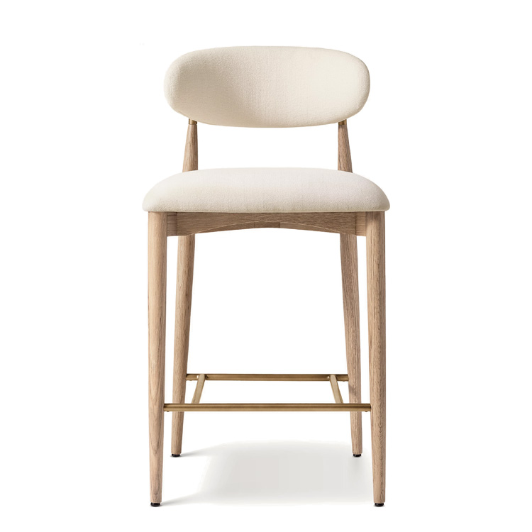 New Style Nordic Fabric Wood C - Home Bar Stools recension och pris