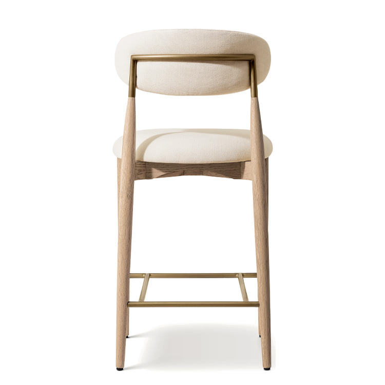 New Style Nordic Fabric Wood C - Home Bar Stools recension och pris