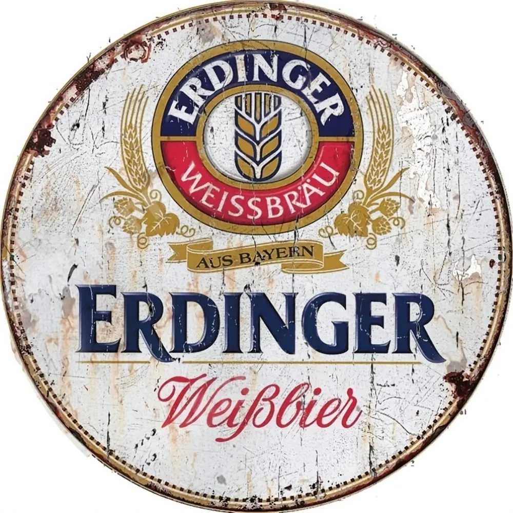 Erdinger Beer Vintage Round Al - Home Bar Accessories recension och pris