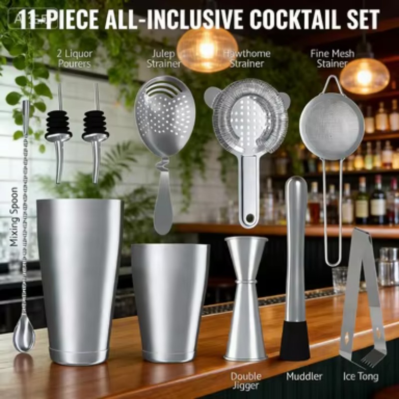 stllCAMOL FACTORY 11 Pieces Si - Boston Shaker Set recension och pris
