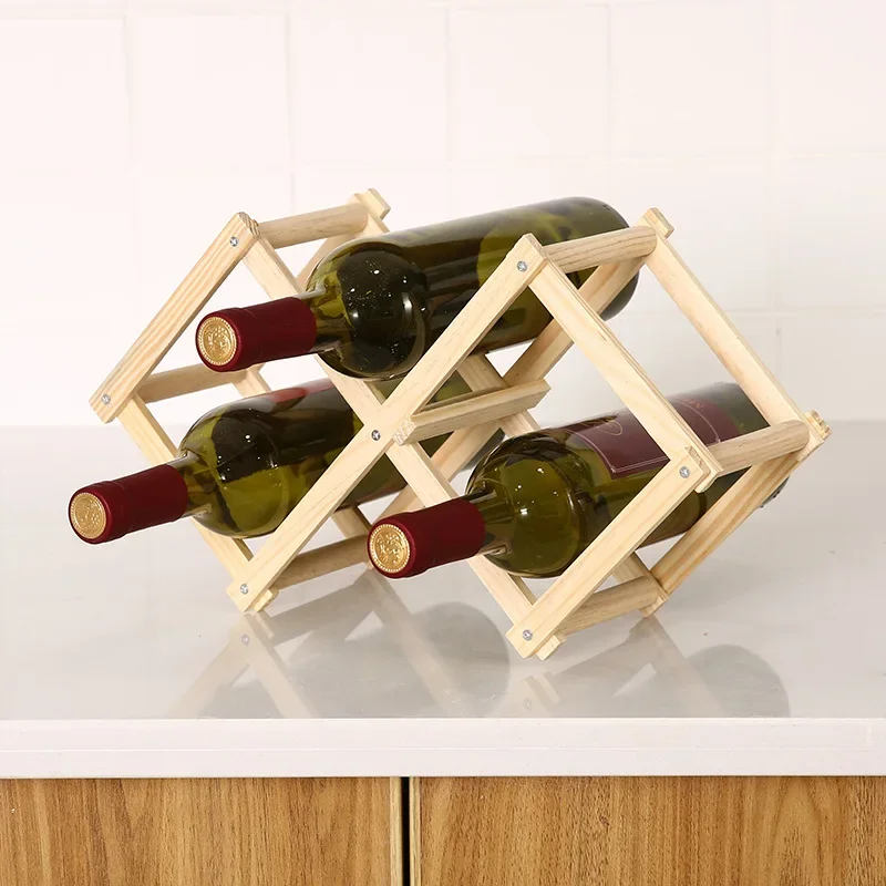 Collapsible Wooden Wine Racks  - Home Bar Setup recension och pris