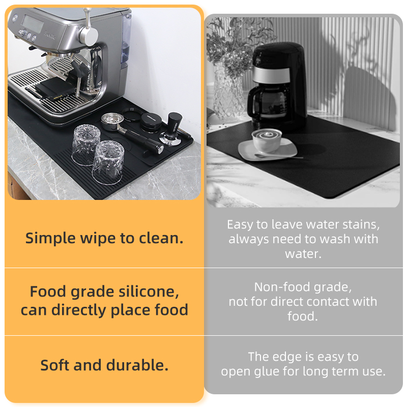 Coffee Tamper Mat Espresso Por - Bar Mat Rubber recension och pris
