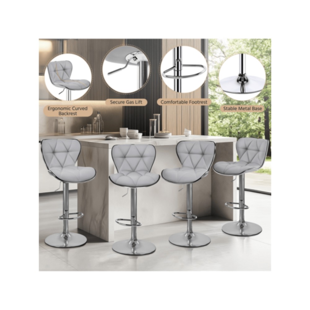 2 Pack Adjustable Height Bar S - Home Bar Stools recension och pris