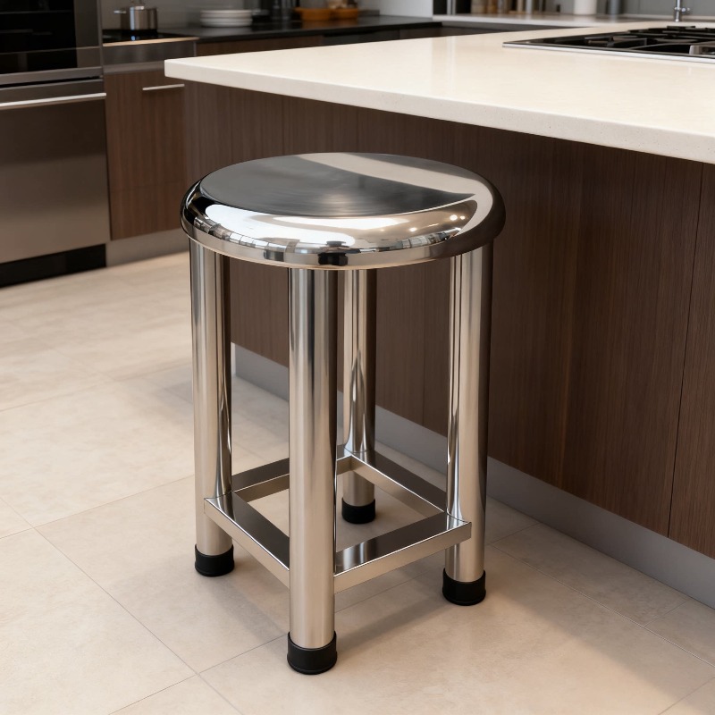 304 Stainless Steel Round Stoo - Home Bar Stools recension och pris