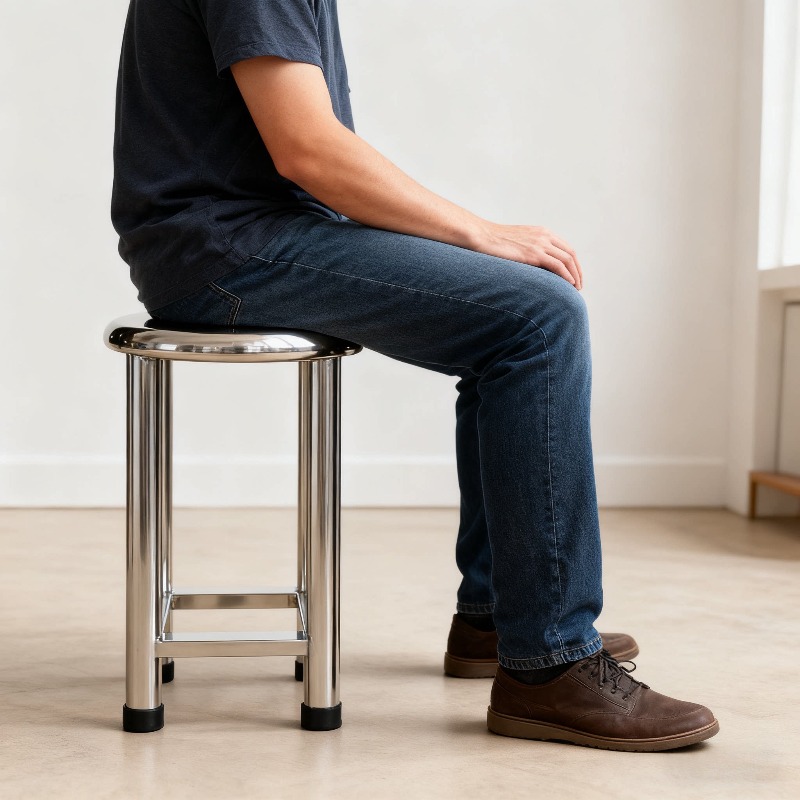 304 Stainless Steel Round Stoo - Home Bar Stools recension och pris