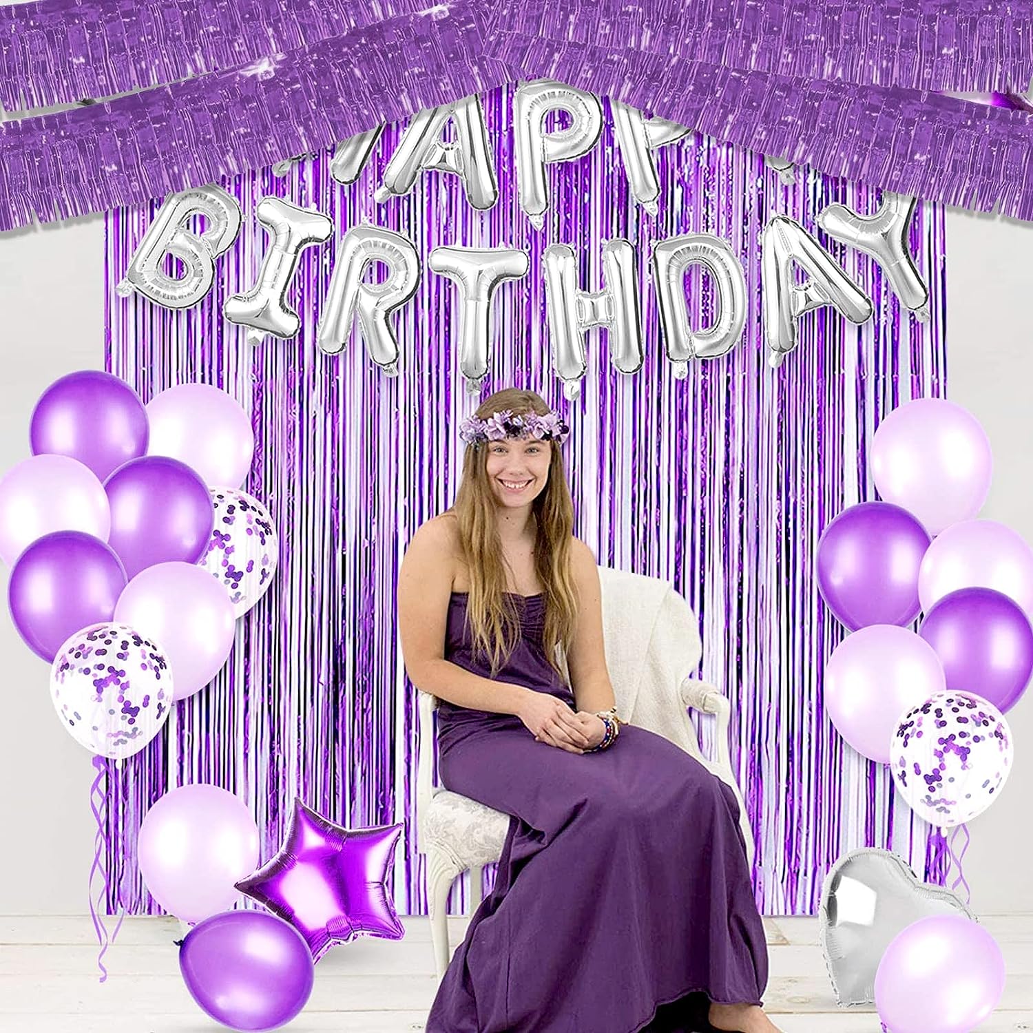 30x300CM Foil Fringe Garland S - Home Bargains recension och pris